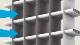Einzigartig: Aluminium-Flachrohrwärmetauscher von Mitsubishi Electric.