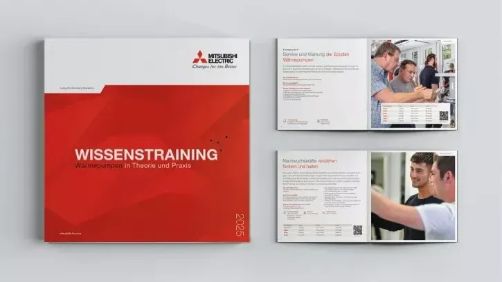 Das aktuelle Trainingsprogramm 2025 „Wissenstraining. Wärmepumpen in Theorie und Praxis“