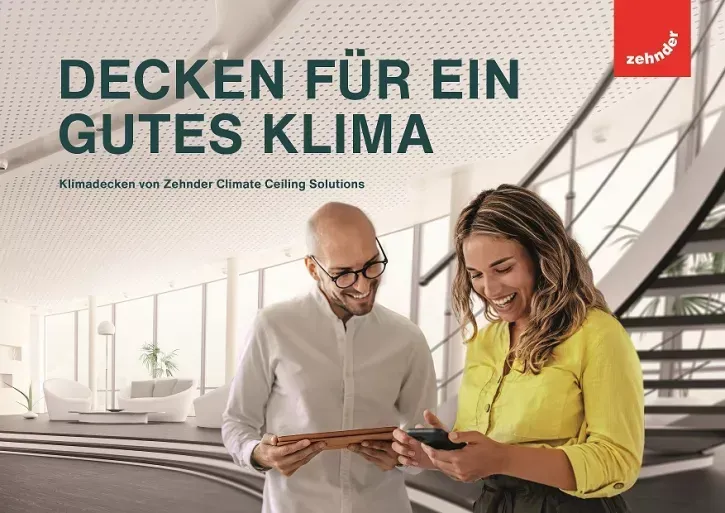 Die neue Broschüre gibt einen Einblick in die Leistungspalette und Produktvielfalt der neu gegründeten Zehnder Climate Ceiling Solutions GmbH und steht zum Download bereit.
