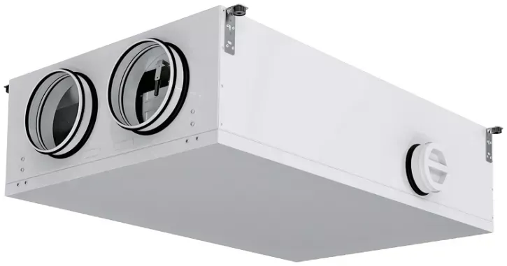 Deckengerät „KOMFORT Roto EC DE“ von Blauberg Ventilatoren: Die kompakte Bauform erleichtert die Montage der zentralen Lüftungsanlage in unterschiedliche Einbausituationen.