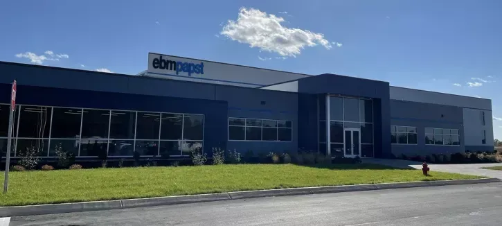 Bereits nach zwölf Monaten Bauzeit wurde das neue Produktionswerk in Telford, TN, fertiggestellt.