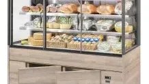Die Außenwände sind wahlweise in Edelstahl, lackiert oder in allen Materialien der Finishing Collection von Epta, wie etwa Beton oder Holz, erhältlich.