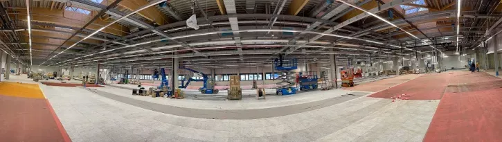 Blick in das neue Werk