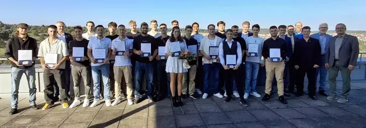 Lossprechungsfeier für die 47 Absolventen der Sommerprüfung in Baden-Württemberg am 20. September in Rutesheim