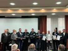 Verbandsmitglieder wurden für ihre langjährige Treue zum Verband geehrt.