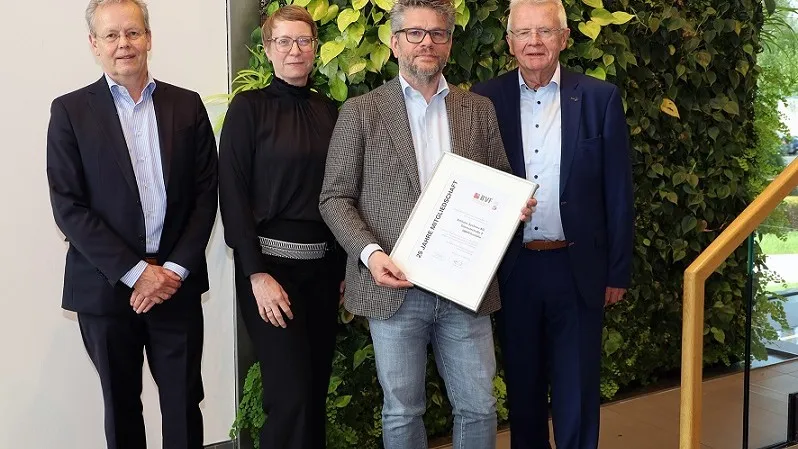 Quartett beim BVF