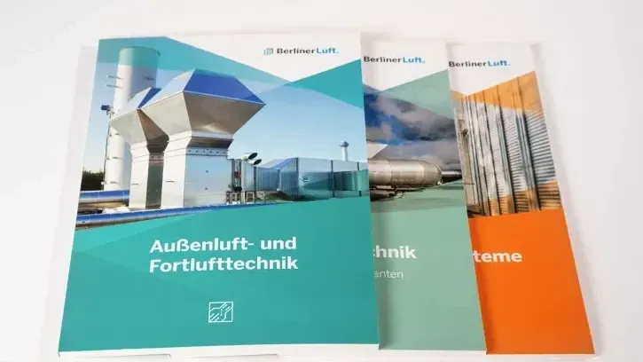 Ebenfalls neu: Broschüren zu den Themen Außen- und Fortlufttechnik, Prozesslufttechnik, Schalldämmsysteme und Lüftungstürme.