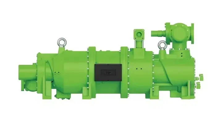 2-stufige Schraubenverdichter der SHST Serie mit Fördervolumina von 250, 650 und 1.350 m³/h bei 50 Hz