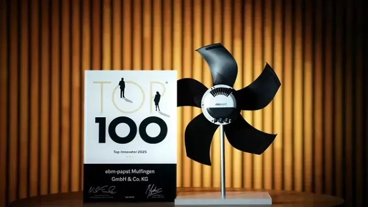 Bereits zum dritten Mal wird der Ventilatoren- und Motorenhersteller ebm-papst mit dem Top 100-Award ausgezeichnet.