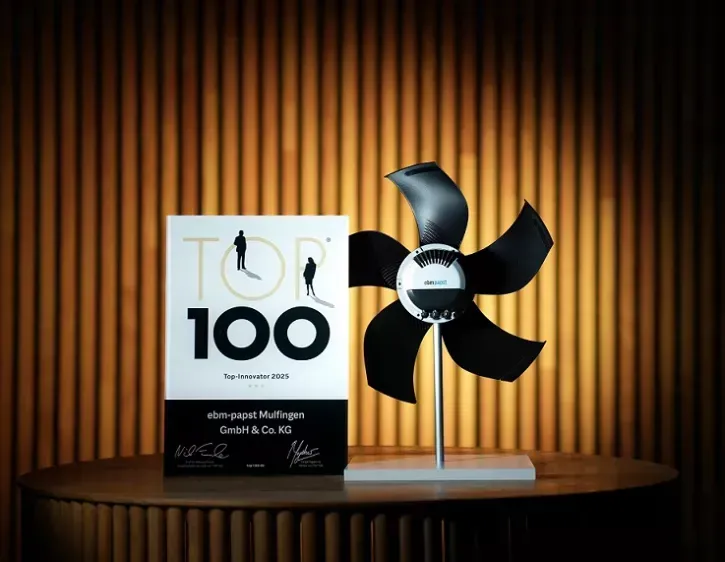 Bereits zum dritten Mal wird der Ventilatoren- und Motorenhersteller ebm-papst mit dem Top 100-Award ausgezeichnet.