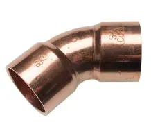 Die Fittings RefHP werden aus dem Werkstoff Kupfer-Eisen (CuFe2P, CW107C) gefertigt und erfüllen alle Anforderungen des VdTÜV-Werkstoffblatts 567 bzw. des AD 2000-Merkblatts W 6/2.