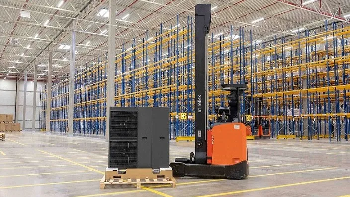 Logistiklager mit Fördermitteln