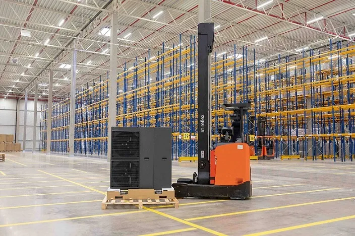 Logistiklager mit Fördermitteln