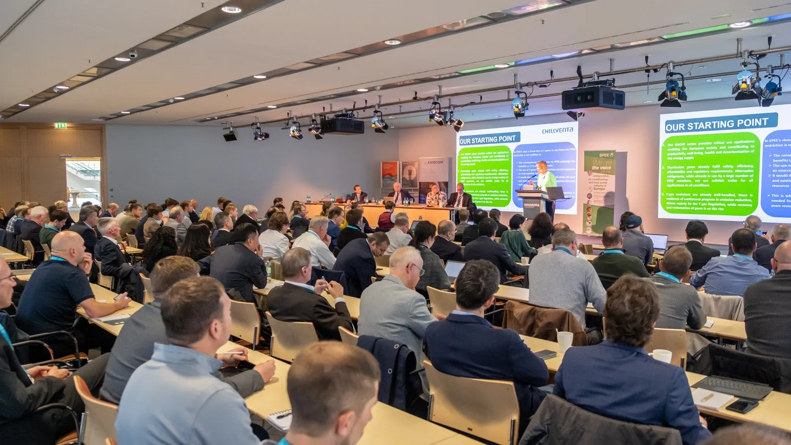 Ein Vortrag auf dem Chillventa Congress.