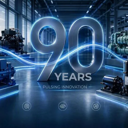 90 Jahre Pulsing Innovation in der Hochleistungskompressoren-Branche.