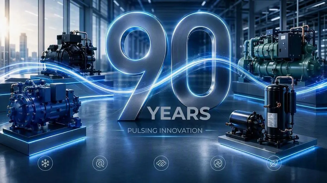 90 Jahre Pulsing Innovation in der Hochleistungskompressoren-Branche.