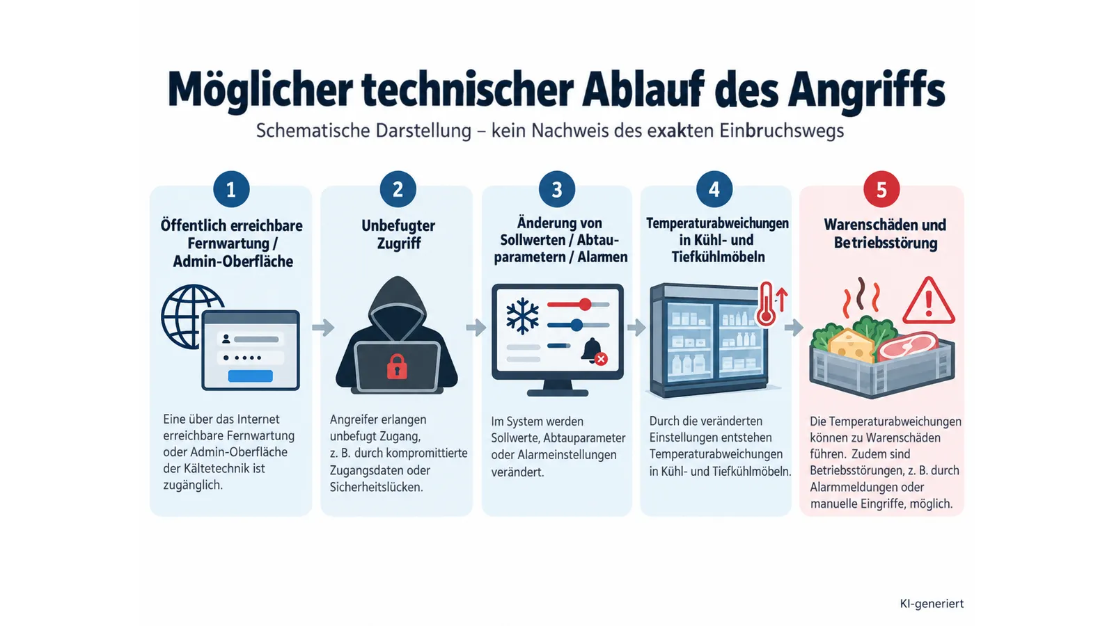 Ablauf der Cyberangriffe