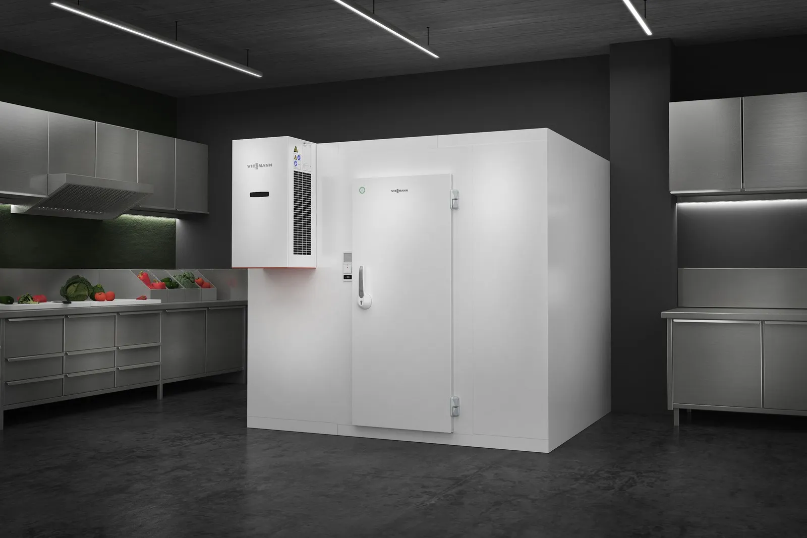 Kühl- und Tiefkühlzelle Tecto System
